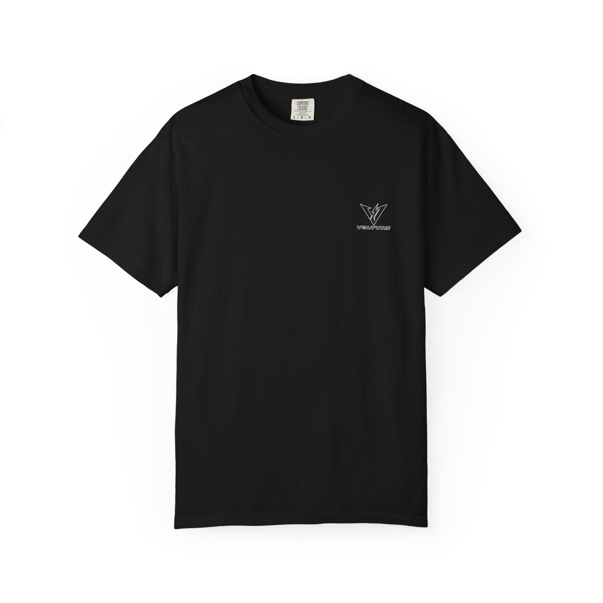 VOLTURE Logo T-Shirt — White Outline