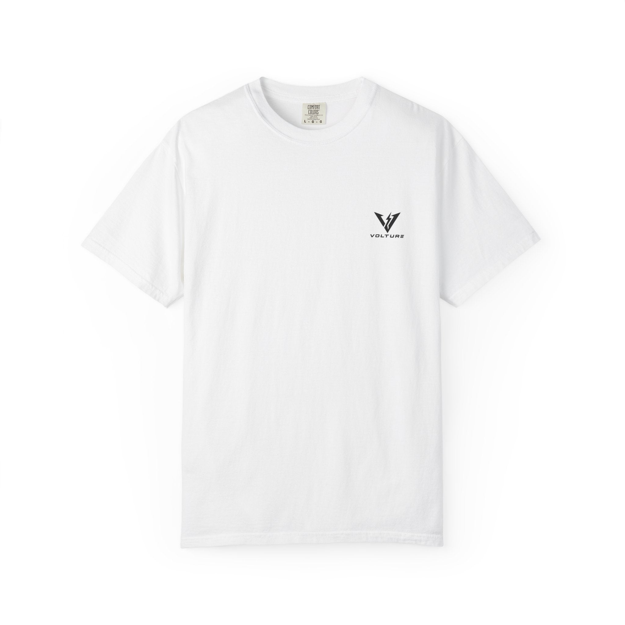 VOLTURE Logo T-Shirt — White Outline