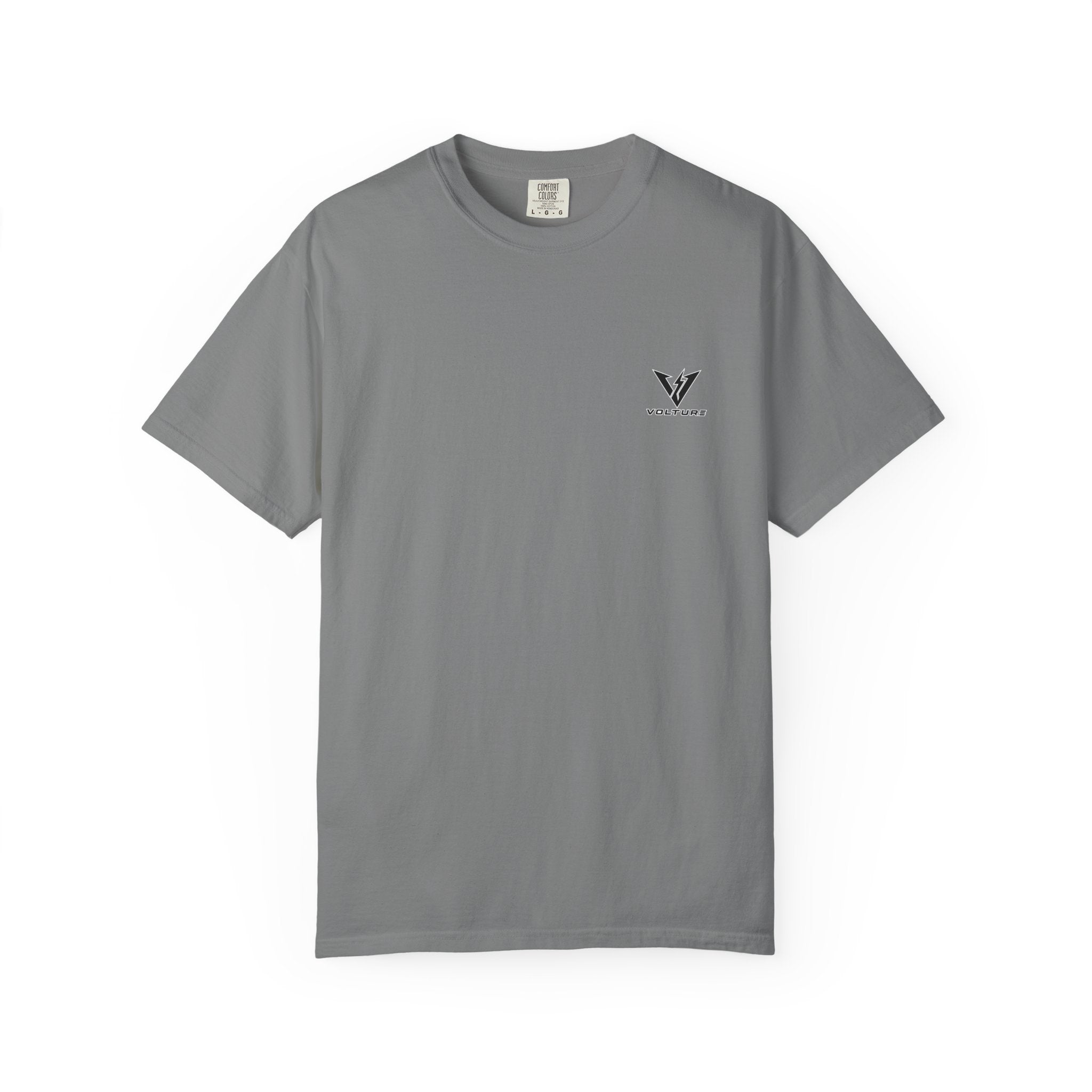 VOLTURE Logo T-Shirt — White Outline